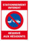 Panneau Stationnement Interdit, Réservé Aux Résidents Alu 2 Mm - 300 X 420 Mm Signalisation Rectangulaire Prépercée Avec Kit De Fixation Fabrication Française