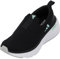 adidas Cloudfoam GO Lounger Shoes, Zapatos Mujer, Core Black/Semi Flash Aqua/Cloud White, 38 EU