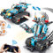 JONRRYIN Technik Ferngesteuert Roboter für Kinder, 701 Stücke 2 in 1 Fernbedienung Roboter und Geländewagen Bauspielzeug, Roboter Programmierbar per APP und Fernbedienung Geschenk für 8-12 Jahren