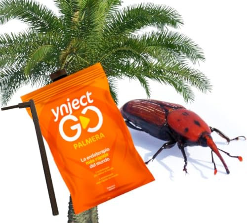 Tratamiento Picudo Rojo Palmeras | Inyección con Endoterapia para Insecticida Picudo Rojo | Ynject GO Palmera | INCLUYE CONECTOR | 100% eficaz | Inyector Palmeras SIN INSECTICIDA | Fertinyect