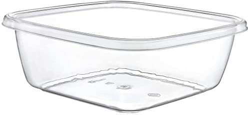 EliteKoopers 1Pcs 9L Rectangular Transparent Professional Washing Up Bowl Basin Sink Tub for Kitchen, Bathroom and Household Use