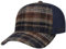 Stetson Wool Check Trucker Cap Herren Karomuster Basecap Baseballcap dunkelblau One Size