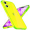 NALIA Transparent Neon Silikon Case kompatibel mit iPhone 16 Hülle, Durchsichtig Bunt Leuchtende Farbe, Klare Silikonhülle Dünn Robust Anti-Gelb Cover Schutzhülle Handyhülle Weich, Farbe:Gelb