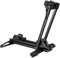 Mlllokfki Biking Floor Stand, Vélo Parking Rack, Réglable Bike Holder, Freestanding Bike Stand Garage Bike Rack Double Bar Rack Bike Display Stand Stand Réglable Floor Stand Rack