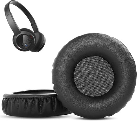 ACCOUTA Ohrpolster kompatibel mit Creative Sound Blaster Jam Kopfhörer, Ersatz-Ohrpolster mit weicherem Proteinleder und Memory-Schaum
