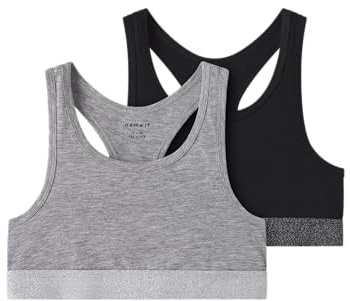 NAME IT Mädchen Nkfshort Top 2p Noos Nkfshort Top 2P Noos (2er Pack)