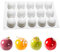 1 Packung 15 Löcher Silikon Backform Kugeln, kugelförmige Formen, 29,5x17cm, extra tiefe Silikonformen für Cupcakes, Puddings, Süßigkeiten, Desserts, Schokolade