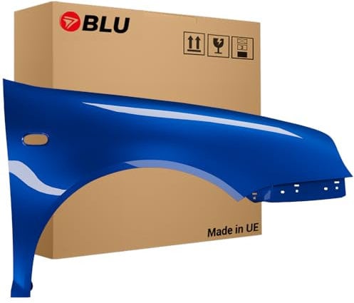 BLU Kotflügel Passend für Volkswagen Golf IV 4 LW5Z Rechts Blau | 1997-2006 | Vorderseite Vorne | Lackiert | Einbaufertig