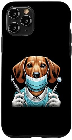 Dackel-Zahnmedizin Zahnarzt Hülle für iPhone 11 Pro