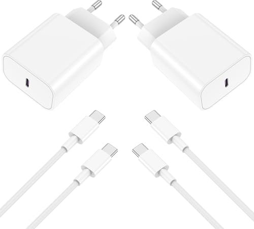 MFi Certificato Caricatore Rapido iPhone 16/15 - 2Pack Caricabatterie Apple con Cavo USB C 2M, Type C Cavetto per iPhone 16 Pro Max/15 Plus/15 Pro/iPad Pro