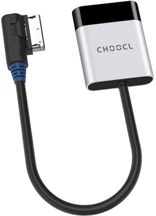 CHOOCL Bluetooth Adapter für Audi (2010–2019) mit AMI-Schnittstelle, Mercedes und Volkswagen mit MDI-Anschluss, Drahtlos Empfänger mit Bluetooth 5.0 HD-Sound für MMI 3G-System