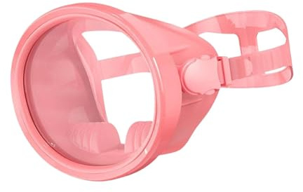 Maschera Subacquea, Occhiali da Sub antiappannamento per Adulti, ovali, a Tenuta stagna, Leggeri, Impermeabili, in Vetro, ad, Ampia, Rosa