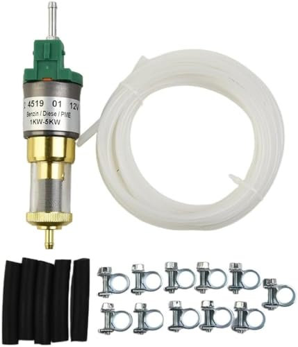 QYMDRION Bomba de aire diésel universal para coche, ultra silenciosa, 12 V, juego de bombas de pulso de estacionamiento de combustible para vehículos, calentador Fit1KW-5KW diésel, 22 ml