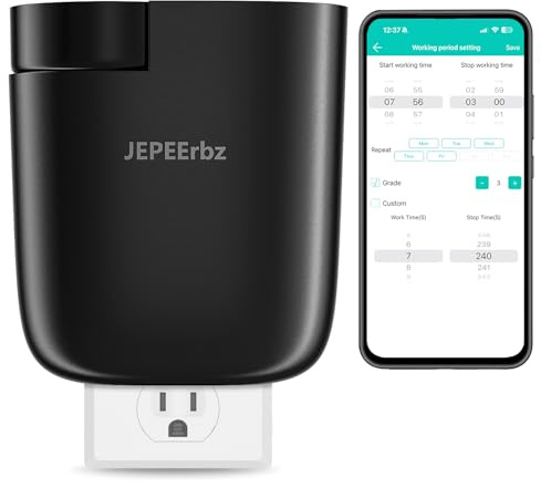 Plug in Waterless Diffuser, Home Scent Essential Oil Diffuser, Aromatherapy Fragrant Air Smart Bluetooth App Control, Up to 500 Sq.ft Coverage, Black