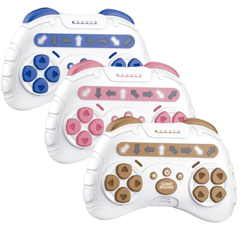 Fast Push Game, Fidget Game Controller, Handheld Fidget Sensory Toy, Interactive Push Fidget Toy, Fidget Sensory Game, Push Button Fidget Toy 5.43x1.57x3.54 for Kids, Adults, Teens