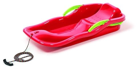 Prosperplast Schlitten Race | schneller Kunststoffschlitten | robust & frostbeständig | leicht & handlich | für rasante Winterabfahrten | 87×40×18 cm