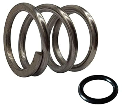 Ressort de compression 272535 pour vanne multiport de piscine et spa à 6 voies 1-1/2, acier à haute teneur en carbone, 3,3 cm L × 2,6 cm ID, antirouille