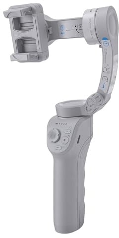 Depisuta Stabilizzatore Cardanico per Telefono, Gimbal Portatile Pieghevole per Smartphone a 3 Assi, Supporto per Telefono Selfie Stick con Tracciamento AI, Batteria da 8 Ore