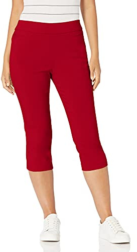 Briggs New York Damen Caprihose zum Überziehen mit L Tasche
