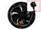 HVAC Spares Ltd Quality Industrial Duct Fan, Cased Axial Fan, Kitchen Extract, Extractor, 4 Pole (450mm / 18 Inch with Plug and Lead)