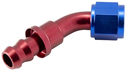 Alu Fitting AN8 Push-On 45° 3/4-16UNF