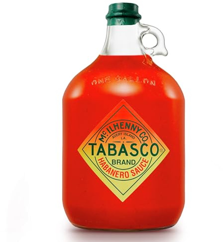 Tabasco Habanero Sauce, 1x Gallone 3,78 l, scharfe Chili Sauce, 100% natürlich, Glasflasche