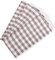 søstre & brødre 4er Set Geschirrtücher Küchentücher im hochwertigem Dobby-Design | Made IN EU | 100% Baumwolle - ÖKO-TEX Standard 100 | 50 x 70 cm Altrosa-Weiß Quadrate