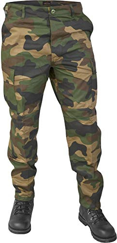 normani Lange Jagdhose Jägerhose aus robustem Baumwollmischgewebe Wood-Land XXL