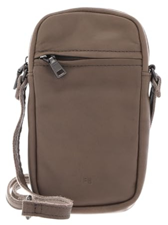 FREDsBRUDER Leder Handytasche Umhängetasche FB Mobile Bag Soft Taupe braun