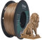 eSUN Metall PLA Filament 1.75mm, Metallisches Sprühfrei 3D Drucker Filament PLA, Maßgenauigkeit +/- 0.05mm, 1KG Spule (2.2 LBS) 3D Druck Filament für 3D Drucker, Bronze