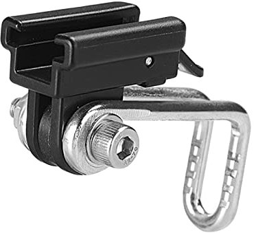 ohfruit Staffa forcella anteriore bici fissaggio faro H18 filo standard bici forcella anteriore staffa conveniente nero