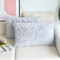 NordECO HOME 2er Set kissenbezüge 30x50 cm Kissen grau Künstlich Pelz Fellkissen Dekorative Deko Kissen Kuschelkissen Flauschig Sofakissen Weich Plüschkissen für Sofa