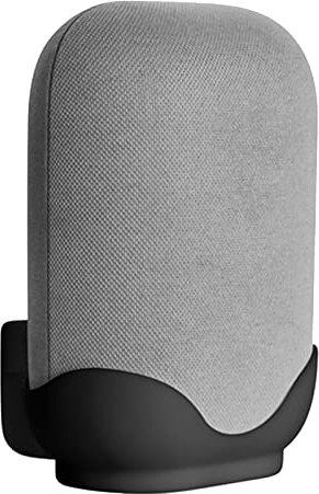 Smart Speaker Wall Mount Stand Fixed Holder Desktop Speaker Stand Compatible with Google Nest Audio Smart Speaker (Black)