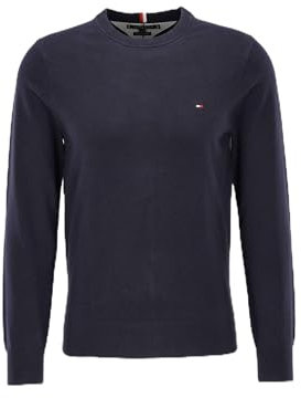 Tommy Hilfiger Herren Pullover 1985 ohne Kapuze, Blau (Desert Sky), 3XL