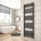 Heilmetz 1600 x 500 mm Anthracite Radiators for Bathroom, Towel Radiators 30 Bars Heated Towel Rail Radiator Towel Warmer Central Heating Radiator
