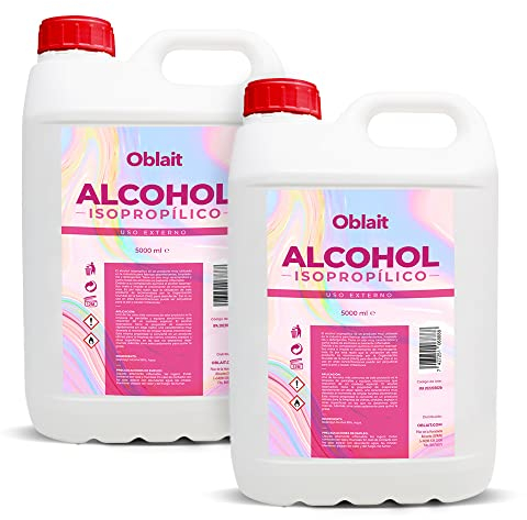 Alcool Isopropylique Oblait 10 Litres | Isopropanol | Nettoyage des Surfaces et des Composants Électroniques