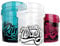 Nuke Guys Car Wash Bucket Set of 3, Transparent, for Hand Wash, Cleaning Set, Outdoor, Accessories for Washing Motorcycle, Bicycle