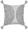 Paco Home Kissen Bezug Kissenbezüge Mit Quastenfransen Boho Kissenbezug Kissenhülle Boho Sofa Couchkissen Zierkissen, Farbe:Grau, Sets:Single