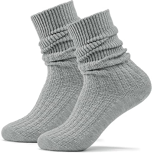 Stockerpoint Herren Kurze Trachtensocken 1er Pack (Modell: OC-Ludwig) Grau 47-50