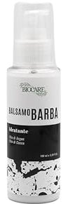 Biocare - Bartbalsam – Feuchtigkeitsspendender Bartbalsam – Entwickelt für diejenigen, die kürzeren Bart haben - Nährt die Haut und sorgt für weiche und elastische Haare - Made in Italy