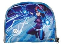 ergobag LED Zippies Schulranzen Zubehör Fronttasche Motiv Welten Grundschule Superheld - Multi Colored