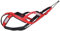Harnais total pour sports avec chien, runing, canicross, luge, mushing, vélo, trottinette, etc. (M, rouge)