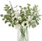 Anna's Whimsy 10 Pcs Kunstblumen, Kunstblumen Wie Echt, Seidenblumen Blumenstrauß, Frühlingsblumen Künstlich, Fake Blumen Für Deko Wohnzimmer, Frühlingsdeko,Tischdeko,Hochzeitstischdeko (Weiß)