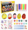 Ruication Rock Painting Kit for Kids, Glow in The Dark Painting Kit Stones for Painting Arts and Crafts for Kids, Creative Toys & Holidays Gifts & Presents for Boys Girls Age 3-12 Year Old