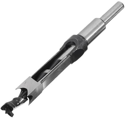1PC 15mm/16mm 18mm 19mm 25mm 30mm Trou Carré Foret Mortaisage Ciseau À Bois Perceuse Électrique Outils Perceuses (Size : 20MM)