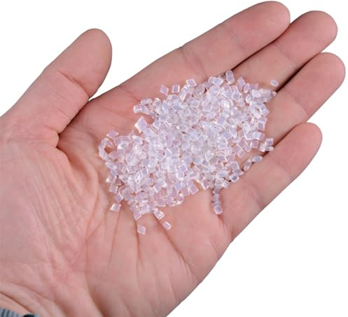100g Haarverlängerung Keratin Granulat, Keratin Granulat Transparentes Zubehör für Haarverlängerungen, Keratin Kleber Pellet Granulat Perle Heiße für Das Rebonden von Extensions