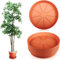 Stimo 9X Untersetzer für Blumentöpfe Ø 30 cm Kunststoff Blumentopfuntersetzer rund (Terrakotta)