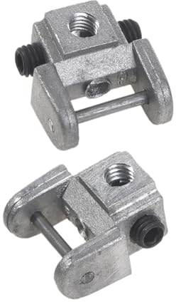 Gokoti 2Pcs Scroll Saw Blades Holders Conversion Kits Pin-Less Adapter Metal Upper/Lower Blade Holders