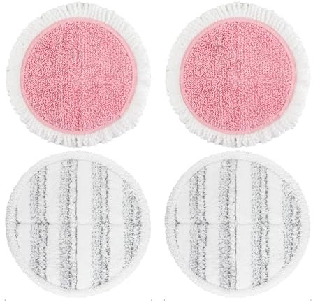 Sgizoku Steam Twister Ersatz Pads für Living ton Twister Dampfreiniger Ersatzpads Wischpads - 16cm Ersatz Pads für alle Böden