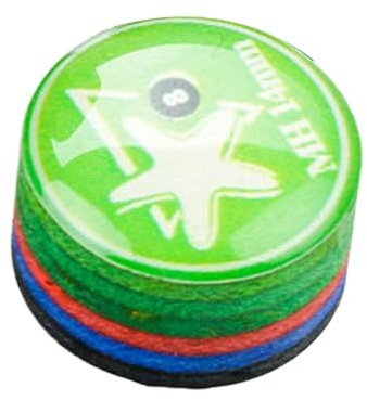 getuse Snooker Queue Spitze PU professionell hart leicht Durchmesser 1,4 cm Billard Zubehör für Erwachsene Anfänger Männer Frauen